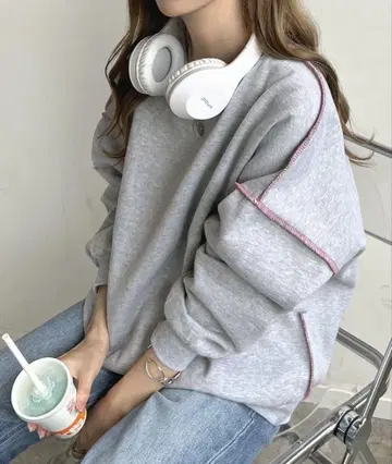 Futier land 링킹 맨투맨 풀오버