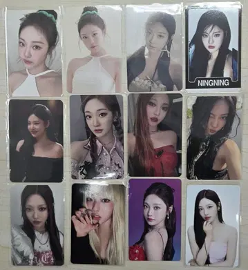 닝닝 NINGNING 트레이딩 카드 12장 세트 aespa 에스파