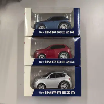 스바루 SUBARU 뉴 임프레자 빅 풀백 미니카 3종 세트 판매