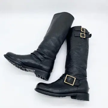 A17899 지미추 롱 엔지니어 부츠 블랙 35