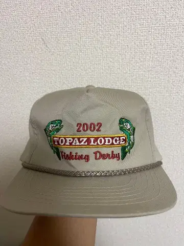 TOPAZ LODGE Fishing Derby 캡 2002년