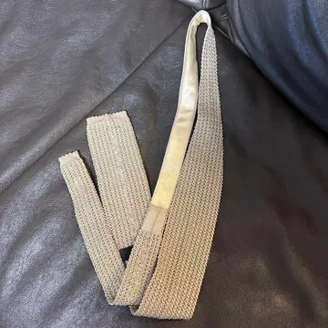 DAKS 그레이 메쉬 넥타이