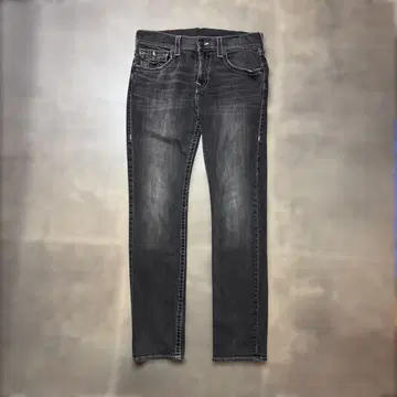 TRUE RELIGION 트루 릴리전 SLIM 블랙 팬츠 W31
