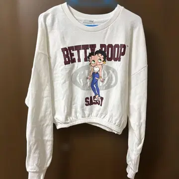 GYDA BETTY BOOP 크롭 맨투맨