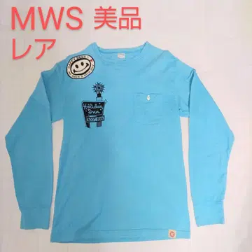 MWS MWS 긴팔 티셔츠 롱T 셔츠 스마일 볼링