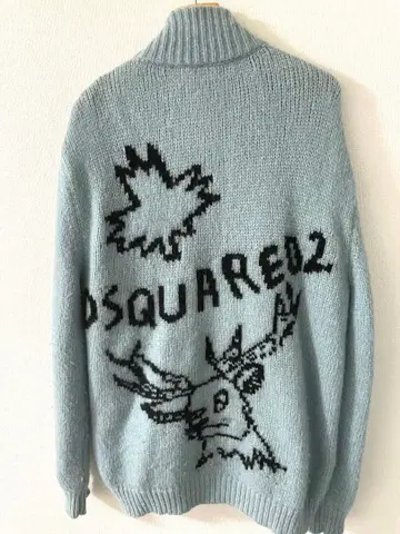 DSQUARED2 지퍼 니트 가디건 L
