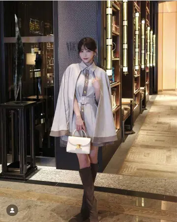 Riu Twill 2way 케이프 코트