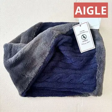 [ 새상품 ] AIGLE 에이글 넥워머 퍼 니트 머플러