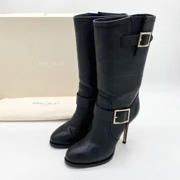 A17904 새상품급 지미추 GALEN 바이커 부츠 블랙 37.5