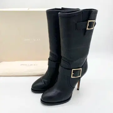 A17904 새상품급 지미추 GALEN 바이커 부츠 블랙 37.5