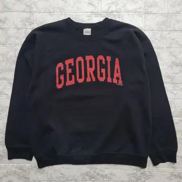 GILDAN 구제 의류 GEORGIA 칼리지 로고 맨투맨