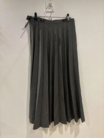 BEAMS BOY 빔즈 보이 플리츠 스커트 그레이