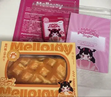 mellojoy 스퀴즈 크림 와플 사각