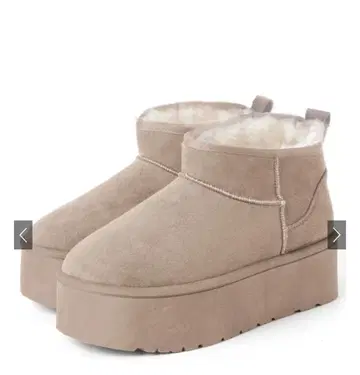 GRL 통굽 어그 부츠 베이지 [fa049]