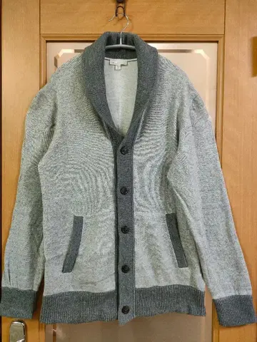 GAP DESIGNED & CRAFTED 헤치마 칼라 면 가디건 L
