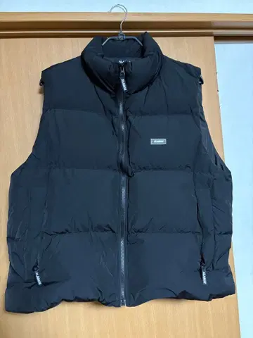 XLARGE 블랙 다운 베스트 L