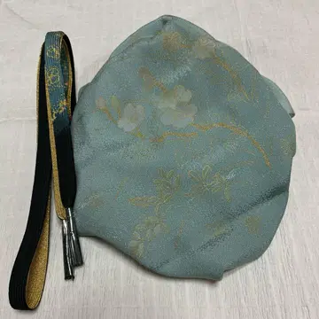 [ 새상품 순수 실크 ] 염색 번짐! 오비 장식 천 허리띠