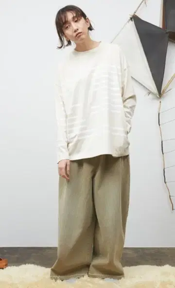 dulcamara 데님 팬츠 카키