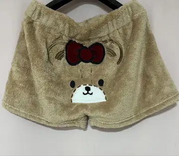 타이니참 (헬로키티) 자수 플리스 숏팬츠