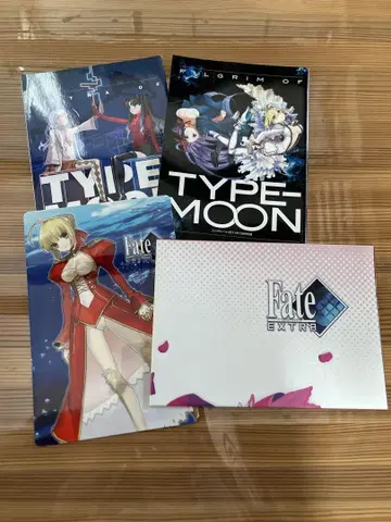 Fate/EXTRA 페이트/엑스트라 부록 책받침, 포스터, 북 총 4점