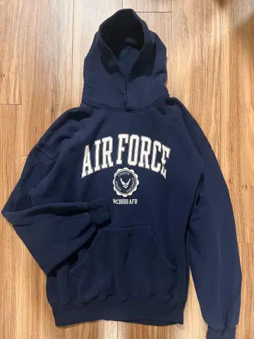 SOFFE 후디 맨투맨 AIR FORCE 박스 실루엣