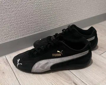 PUMA 스피드캣 스니커즈 블랙/화이트 스웨이드