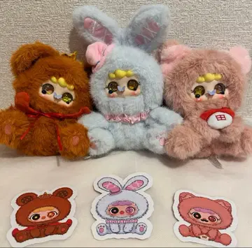 Migo babythree 동화 시리즈 오일 눈 레어 눈 토끼 고양이 곰