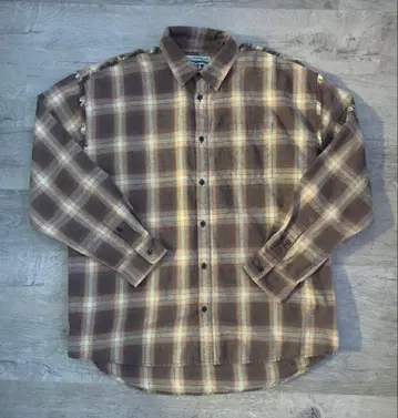 TMT 체크 셔츠 XL