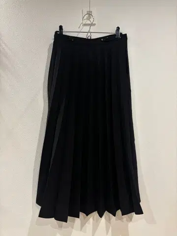 BEAMS BOY 빔즈 보이 플리츠 스커트 블랙