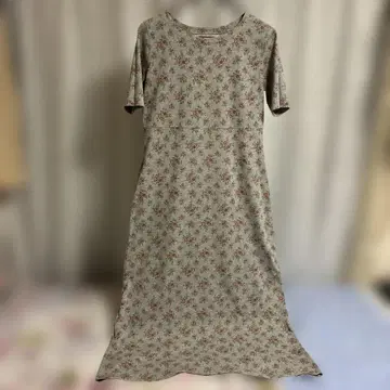 로라 애슐리 꽃무늬 맥시 길이 원피스, L 사이즈