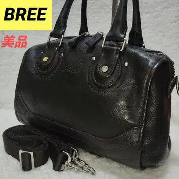 새상품급 BREE 브리 숄더백 2way 가죽 로고 엠보