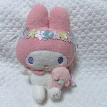 산리오 초레어 마이멜로디 피아노 사이좋게 반반씩 봉제 인형