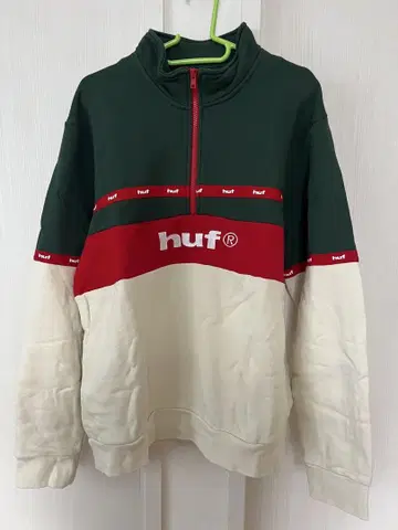 HUF 하프 지퍼 트레이닝복 L 사이즈
