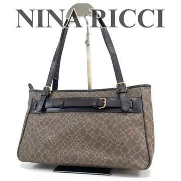 새상품급 NINA RICH 니나리치 핸드백 가죽 지라프 패턴