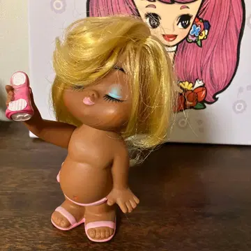 레트로 인형 소프트 비닐 인형 쇼와