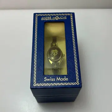 박스 포함 빈티지 렘므 꽃무늬 디자인 아날로그 손목시계 작동 미확인