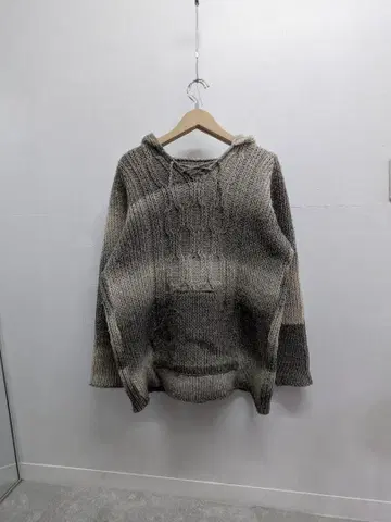 Hand Made Cable Knit Hoodie