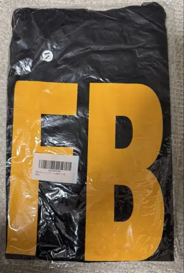 새상품 미사용 FBI 로고 T셔츠 블랙 M 사이즈
