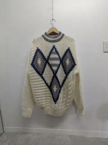 Diamond Pattern Low Gauge Sweater