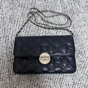 METROCITY 블랙 숄더백 퀼팅