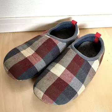 CAMPER 캠퍼 체크 슬립온 룸슈즈 43 27.5