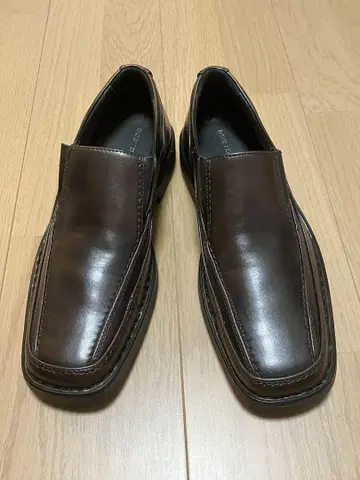 보스토니안 브라운 가죽 슬립온 비즈니스 슈즈