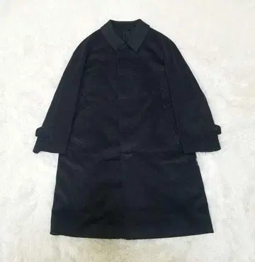 [컨디션 최상] 캐시미어 코트 롱 퓨어 캐시미어 100% 다크 그레이 빅