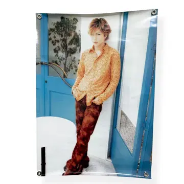 Gackt 포스터 B2 사이즈 오렌지