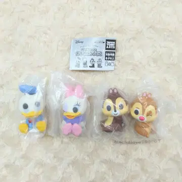 디즈니 캐릭터 쪼르르 앉아있는 소프트 비닐 2 전 4종 풀컴프
