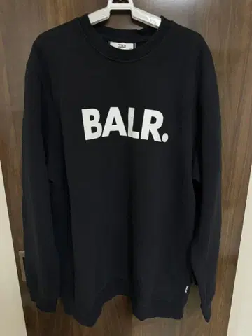 BALR. 보우러 로고 맨투맨 블랙 XXL