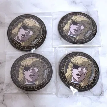 지구의 운동에 대하여 캔뱃지 바데니 4개 세트