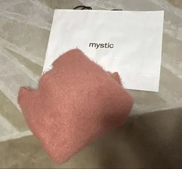 mystic 울 샤기 니트 숏