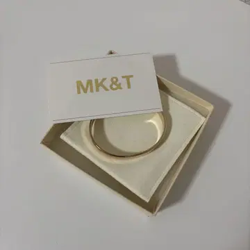 MK&T 오픈 뱅글 로즈 골드