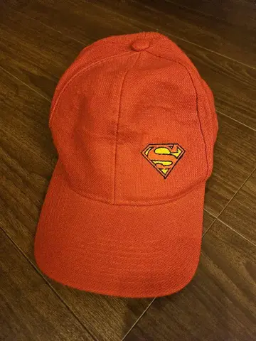 SUPERMAN 슈퍼맨 빈티지 캡 빨간색 스냅백